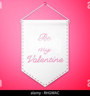 Valentines Tag Hintergrund. My Valentine. Vector Illustration, EPS 10. Stock Vektor