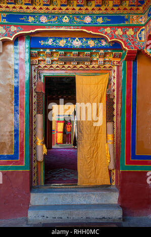 Takten Migyur Podrang oder Neue Sommerpalast des Dalai Lama (1954-1959) an Norbulingka Sommerpalast, Lhasa Stockfoto