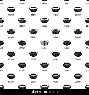 Coconut Muster nahtlose Vektor wiederholen Geometrische für jede Web Design Stock Vektor