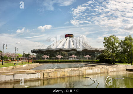 Moskau, Russland - 20. August 2018: Blick über die Moskauer Zirkus Stockfoto