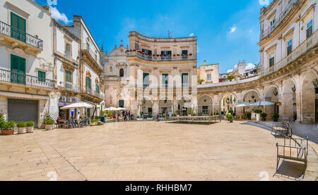 Martina Franca in der Provinz Taranto, Apulien, Süditalien. Stockfoto