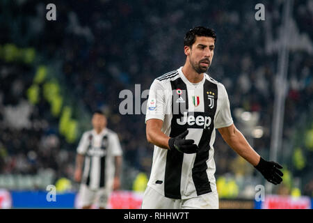 Turin, Italien. 2. Feb 2019. Während der Fußball, Serie A: Juventus FC vs Parma. Das Spiel endete 3-3. In der Allianz Stadion in Turin, 2. Februar 2019 Credit: Alberto Gandolfo/Alamy leben Nachrichten Stockfoto