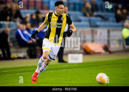 ARNHEM, Vitesse - SC Heerenveen 2-2, 02-02-2019 Fußball, niederländischen Eredivisie Saison 2018 - 2019, Stadion de Gelredome, Vitesse player Vyacheslav Karavaev Stockfoto