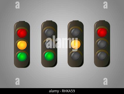 Ampel Vektor Symbol für Webmaster 10 eps Stock Vektor