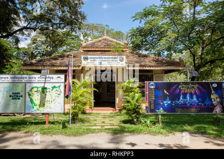Tourist Information Centre für Mekong Tourism Development Project. Siem Reap, Kambodscha, Südostasien Stockfoto