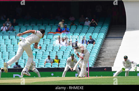 Indien dominiert der erste Tag der abschließenden Test gegen Australien durch ein Jahrhundert von Cheteshwar Pujara bietet: mayank Agarwal, Wo: Sydney, Australien: 03 Jan 2019 Credit: WENN.com Stockfoto