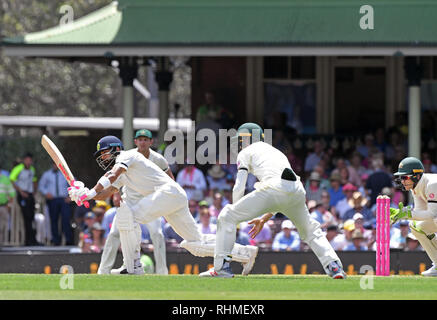 Indien dominiert der erste Tag der abschließenden Test gegen Australien durch ein Jahrhundert von Cheteshwar Pujara bietet: Virat Kohli, Wo: Sydney, Australien: 03 Jan 2019 Credit: WENN.com Stockfoto