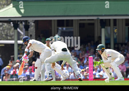 Indien dominiert der erste Tag der abschließenden Test gegen Australien durch ein Jahrhundert von Cheteshwar Pujara bietet: Virat Kohli, Wo: Sydney, Australien: 03 Jan 2019 Credit: WENN.com Stockfoto