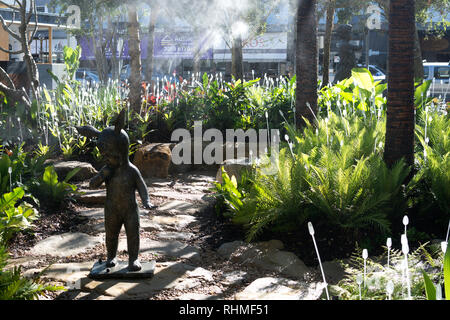 West Village Public Garden, West End, Brisbane, Queensland, Australien Stockfoto