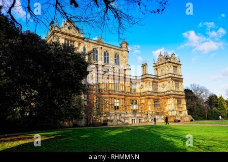 Wollaton Hall Nottingham England Großbritannien Stockfoto