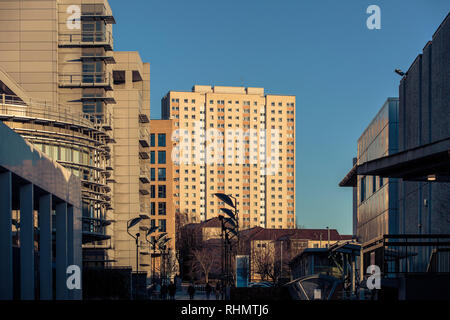 Der Stadtrat von Glasgow Tower Block in der townhead Gegend der Stadt. Stockfoto