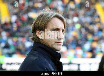 Udine, Italien. 03 Feb, 2019. Foto LaPresse/Andrea Bressanutti 03.02.2019 Udine (Italia) Sport Calcio Udinese vs Fiorentina - Campionato di calcio Serie A 22^ Giornata - Stadio" Dacia Arena" Nella Foto: nicola Foto LaPresse/Andrea Bressanutti 03 Februar, 2019 Udine (Italien) Sport Fussball Udinese vs Fiorentina - Italienische Fußball-Liga einen 22^Tag - "Dacia Arena" Stadion der Pic: nicola Credit: LaPresse/Alamy leben Nachrichten Stockfoto