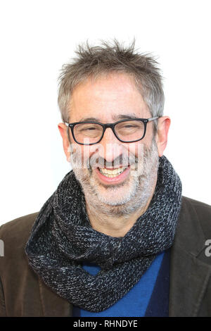 London, Großbritannien. 03 Feb, 2019. David Baddiel, das Zicklein, das König - Familie Galavorstellung, Leicester Square, London, UK, 03. Februar 2019, Foto von Richard Goldschmidt Credit: Rich Gold/Alamy Live Nachrichten sein würde Stockfoto