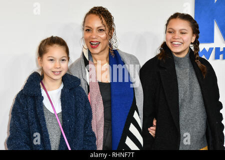 London, Großbritannien. 03 Feb, 2019. Angela Griffin kommt an das Zicklein, das König am 3. Februar 2019 im Odeon Luxe Leicester Square, London, UK. Bild Capital/Alamy leben Nachrichten Stockfoto