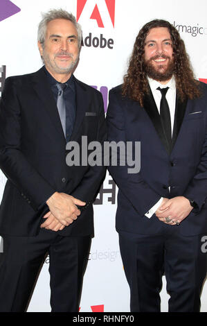 Beverly Hills, USA. 01 Feb, 2019. Alfonso Cuaron und Adam Gough am 69. ACE Eddie Awards 2019 im Beverly Hilton Hotel. Beverly Hills, 01.02.2019 | Verwendung der weltweiten Kredit: dpa/Alamy leben Nachrichten Stockfoto