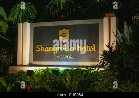 Shangri-La Hotel, Singapur Stockfoto