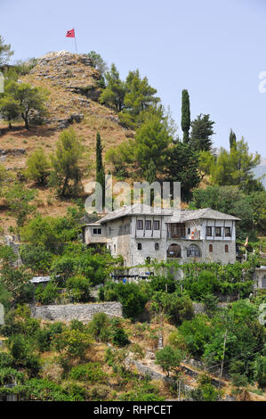 In Gjirokaster Alnbania. UNESCO-Weltkulturerbe, Europa Stockfoto