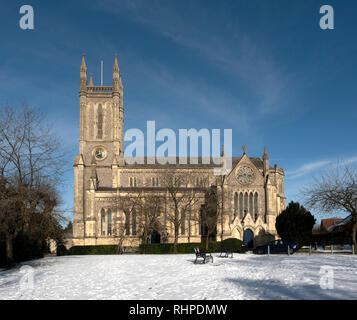 St Mary's Church, Andover, Hampshire, England, Vereinigtes Königreich Stockfoto