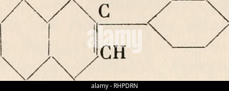 . Biochemie der Pflanzen. Pflanzenphysiologie; Botanische Chemie. 416 Sechsundsechz. Kap.: 27.09.05 u. rote Farbstoffe aus d. Flavon-u. Anthracengmppe. 0 OH-. OH CO. Bitte beachten Sie, dass diese Bilder sind von der gescannten Seite Bilder, die digital für die Lesbarkeit verbessert haben mögen - Färbung und Aussehen dieser Abbildungen können nicht perfekt dem Original ähneln. extrahiert. Czapek, Friedrich, 1868-1921. Jena: G. Fischer Stockfoto