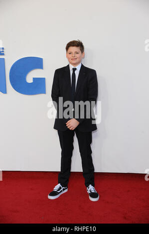 Louis Ashbourne Serkis auf dem roten Teppich während der Film Premiere der Zicklein, König im Kino Odeon Leicester Square in London werden würde. Stockfoto