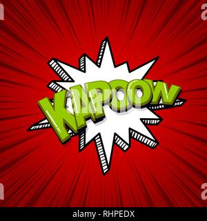 Pop Art Comic Text Stock Vektor