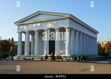 Theseus Tempel in Volksgarten und Garten in Wien, Österreich Stockfoto