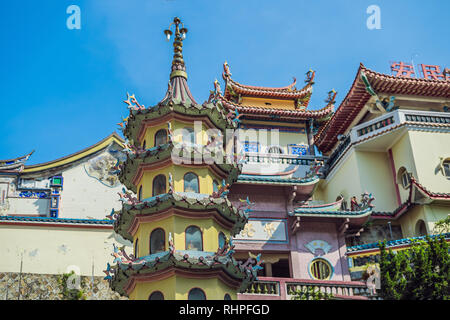 Buddhistische Tempel Kek Lok Si in Penang, Malaysia, Georgetown Stockfoto