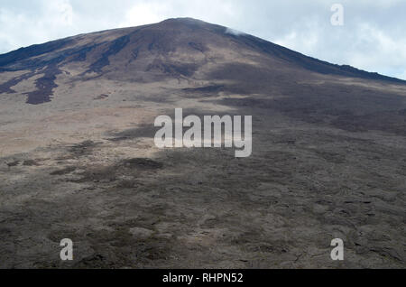 Mineral Landschaften am Piton de la Fournaise, Réunion Insel vulkanischen Massivs Stockfoto