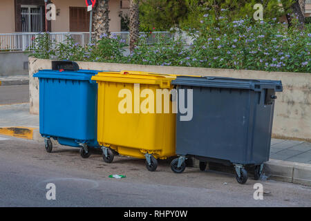 Müll container Stockfoto