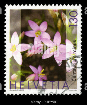 Briefmarke aus der Schweiz in der Flora Serie in 2003. Stockfoto