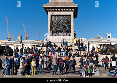 Schätzungsweise 600 000 Menschen von allen politischen Parteien und keiner nahm an einer Demonstration und Kundgebung gegen Brexit und die Unterstützung einer neuen Abstimmung Stockfoto