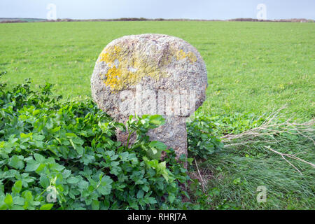 Alten Kalvarienberg in der Nähe von St Levan und Porthcurno, Cornwall, Großbritannien Stockfoto