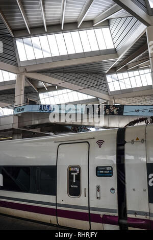 Madrid Atocha Bahnhof, Februar 2019 Stockfoto