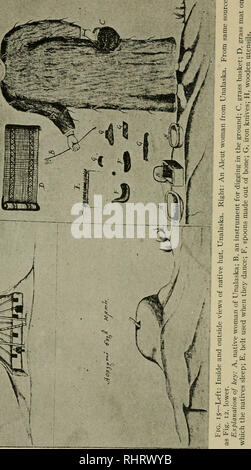 . Der bering Voyages; ein Bericht über die Bemühungen der Russen die Beziehung zwischen Asien und Amerika zu bestimmen. Der bering Expedition, 2d, 1733-1743; Kamchatskaia ekspeditsiia. . Bitte beachten Sie, dass diese Bilder sind von der gescannten Seite Bilder, die digital für die Lesbarkeit verbessert haben mögen - Färbung und Aussehen dieser Abbildungen können nicht perfekt dem Original ähneln. extrahiert. Golder, Frank Alfred, 1877-1929; Stejneger, Leonhard, 1851-1943. New York, American Geographical Society Stockfoto