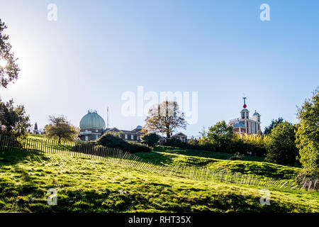 Das Royal Observatory in London Stockfoto