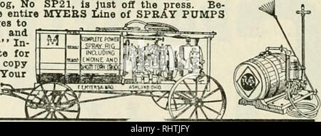 . Bessere Früchte. Obst - Kultur. F.E. MYERS K BRO. n JRANGEST. ASHLAND. 0 HIO. Ich ^j^l^^^ llITcBfn TTTiTm pazifischen Nordwesten Distributoren Portland, Oregon, Spokane, Washington, April 1921 R ICH ''er Zeit zu Spray ist ein Import--1 ant berücksichtigt werden, aber es können keine festen Regeln, da sehr auf die Wetterbedingungen und eine orchardist abhängen wird; sie muss seine besten Richter verwenden. Für allgemeine Versicherung Die oben genannten Zeitplan wird empfohlen und sollten eingehalten werden. In jedem Fall das erste und vierte Sprays angewendet werden sollte. Wenn die Jahreszeit trocken ist vielleicht die Zweite und Dritte können weggelassen werden, aber, wenn es Regen Stockfoto
