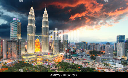Stadtbild von Kuala Lumpur Stockfoto
