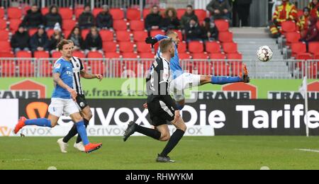 Sandhausen, Deutschland. 03 Feb, 2019. firo: 03.02.2019, Fußball, 2.Bundesliga, Saison 2018/2019, SV Sandhausen - VfL Bochum 3:0 Chance, Sidney SAM, Bochum, | Verwendung der weltweiten Kredit: dpa/Alamy leben Nachrichten Stockfoto