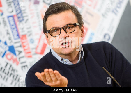 Foto Valerio Portelli/LaPresse 04-02-2019 Roma, ItaliaPoliticaCarlo Calenda alla Stampa estera nella Foto: Carlo Calenda Foto Valerio Portelli/LaPresse, 04. Februar 2019 Rom, Italien PoliticsCarlo calenda an der Ausländischen Presse in Bild: Carlo Calenda Stockfoto