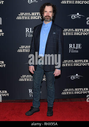 Hollywood, CA, USA. 4 Feb, 2019. 04. Februar 2019 - Hollywood, Kalifornien - Sean Bridgers. ' ' Der Mann, der Hitler getötet und dann die Bigfoot" Los Angeles Premiere am Arclight Hollywood. Photo Credit: Birdie Thompson/AdMedia Credit: Birdie Thompson/AdMedia/ZUMA Draht/Alamy leben Nachrichten Stockfoto