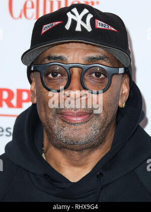 Beverly Hills, Vereinigte Staaten. 04 Feb, 2019. BEVERLY HILLS, Los Angeles, CA, USA - 04. Februar: Regisseur Spike Lee kommt an der AARP 18. jährlichen Filme des Magazins für Erwachsene Auszeichnungen im Beverly Wilshire Hotel Vier Jahreszeiten statt, am 4. Februar 2019 in Beverly Hills, Los Angeles, Kalifornien, Vereinigte Staaten. (Foto von Xavier Collin/Image Press Agency) Quelle: Bild Presse Agentur/Alamy leben Nachrichten Stockfoto