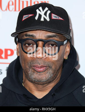 Beverly Hills, Vereinigte Staaten. 04 Feb, 2019. BEVERLY HILLS, Los Angeles, CA, USA - 04. Februar: Regisseur Spike Lee kommt an der AARP 18. jährlichen Filme des Magazins für Erwachsene Auszeichnungen im Beverly Wilshire Hotel Vier Jahreszeiten statt, am 4. Februar 2019 in Beverly Hills, Los Angeles, Kalifornien, Vereinigte Staaten. (Foto von Xavier Collin/Image Press Agency) Quelle: Bild Presse Agentur/Alamy leben Nachrichten Stockfoto