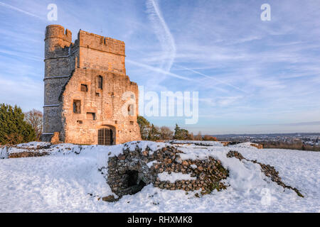 Donnington Castle, Newbury, Berkshire, England, Großbritannien Stockfoto