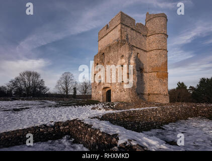 Donnington Castle, Newbury, Berkshire, England, Großbritannien Stockfoto