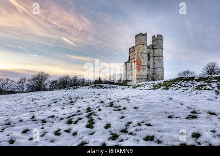 Donnington Castle, Newbury, Berkshire, England, Großbritannien Stockfoto