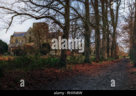 Krankenhaus St. Kreuz, Winchester, Hampshire, England, Vereinigtes Königreich Stockfoto