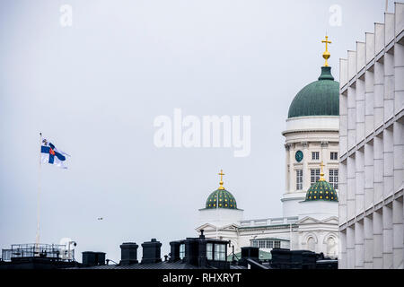 Blick auf St. Nikolaus Kathedrale Stockfoto