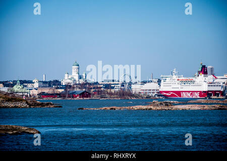 South Harbor Helsinki Stockfoto