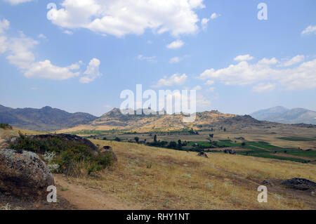 Mazedonien, Europa. Den Berg Zlatovrv Zlato (1422 m), in der Nähe von Prilep in der pelagonia Region Mazedonien. Stockfoto