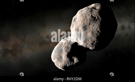 Artwork von Ultima Thule Stockfoto